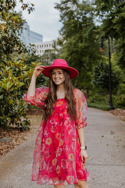Esmeralda Organza Dress in Pink Copper Threads Esmeralda Organza Dress in Pink Copper Threads