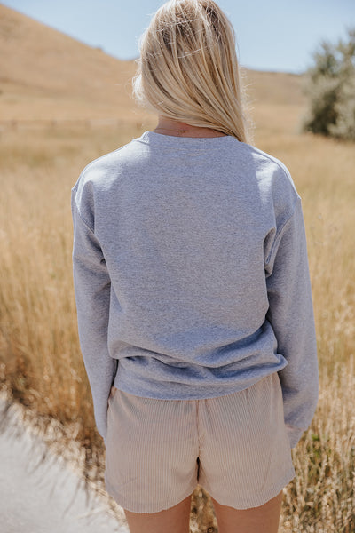 Utah Sweatshirt in Heather Grey