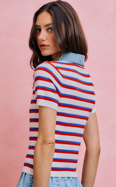 Tanner Striped Top