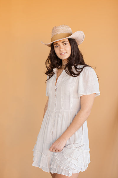 Sparrow Boho Dress in Champagne