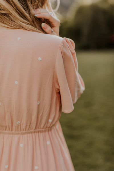 Made With Love Dress In Blush