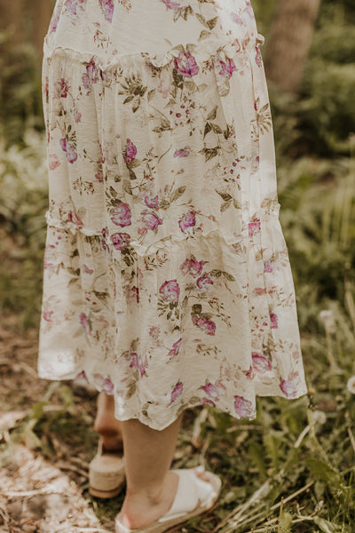 Penelope Lavender Floral Dress