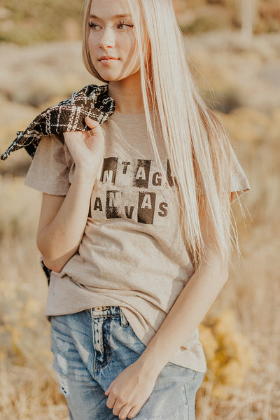 Vintage Canvas Graphic Tee