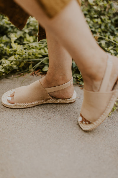 Ruby Espadrille Sandal in Latte