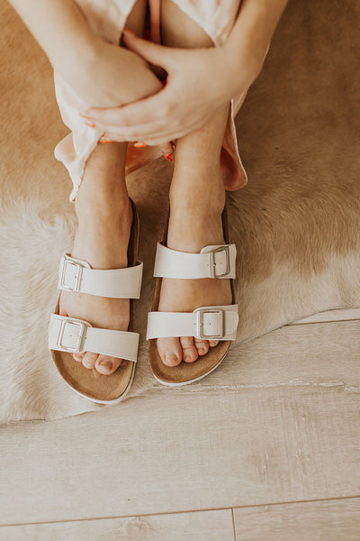Dunya Sandal in Cream